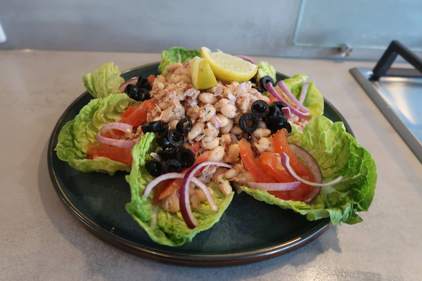 Salade van tonijn en witte bonen