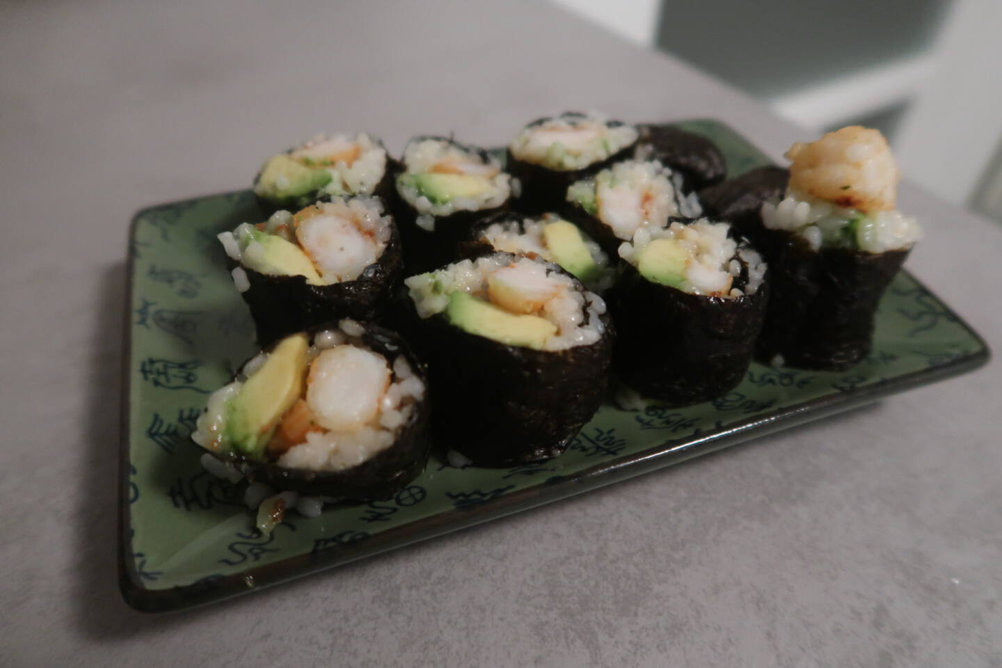 Sushi garnalen